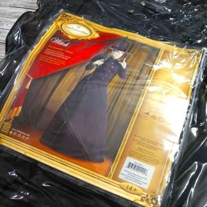 Premium Women's Large InCharacter Wicked Witch Costume WITH BROOM Excellent Cond